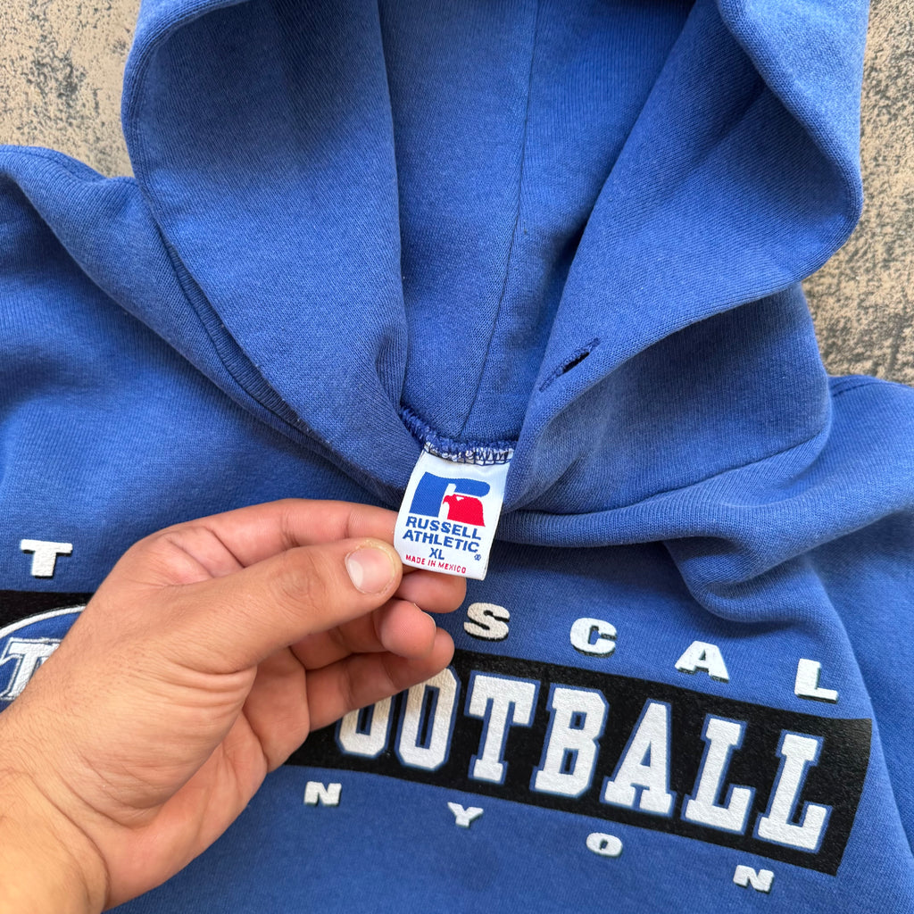 90s russell athletic hoodie - XL