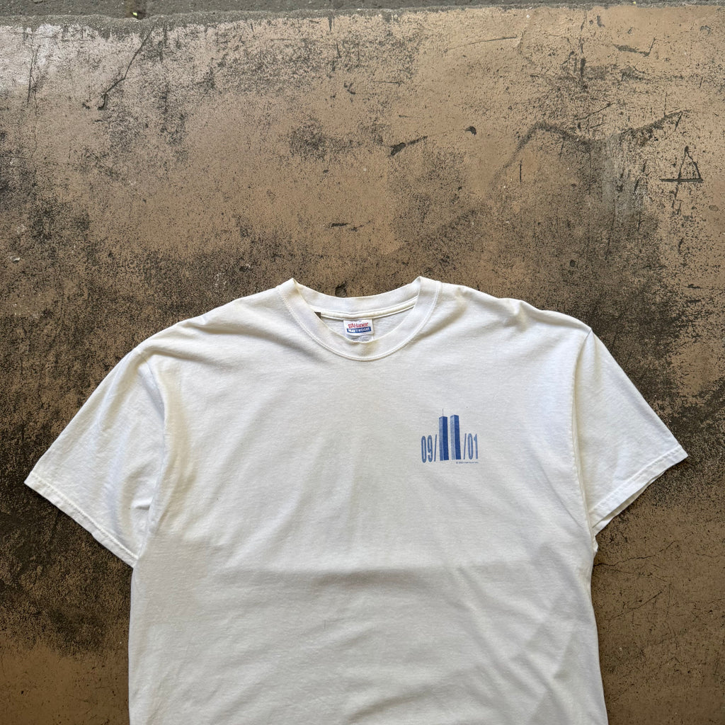 2001 9/11 twin towers tee - XL
