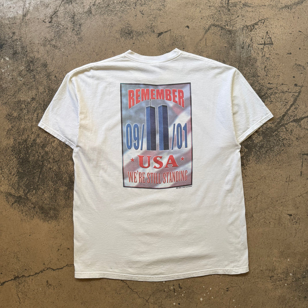2001 9/11 twin towers tee - XL