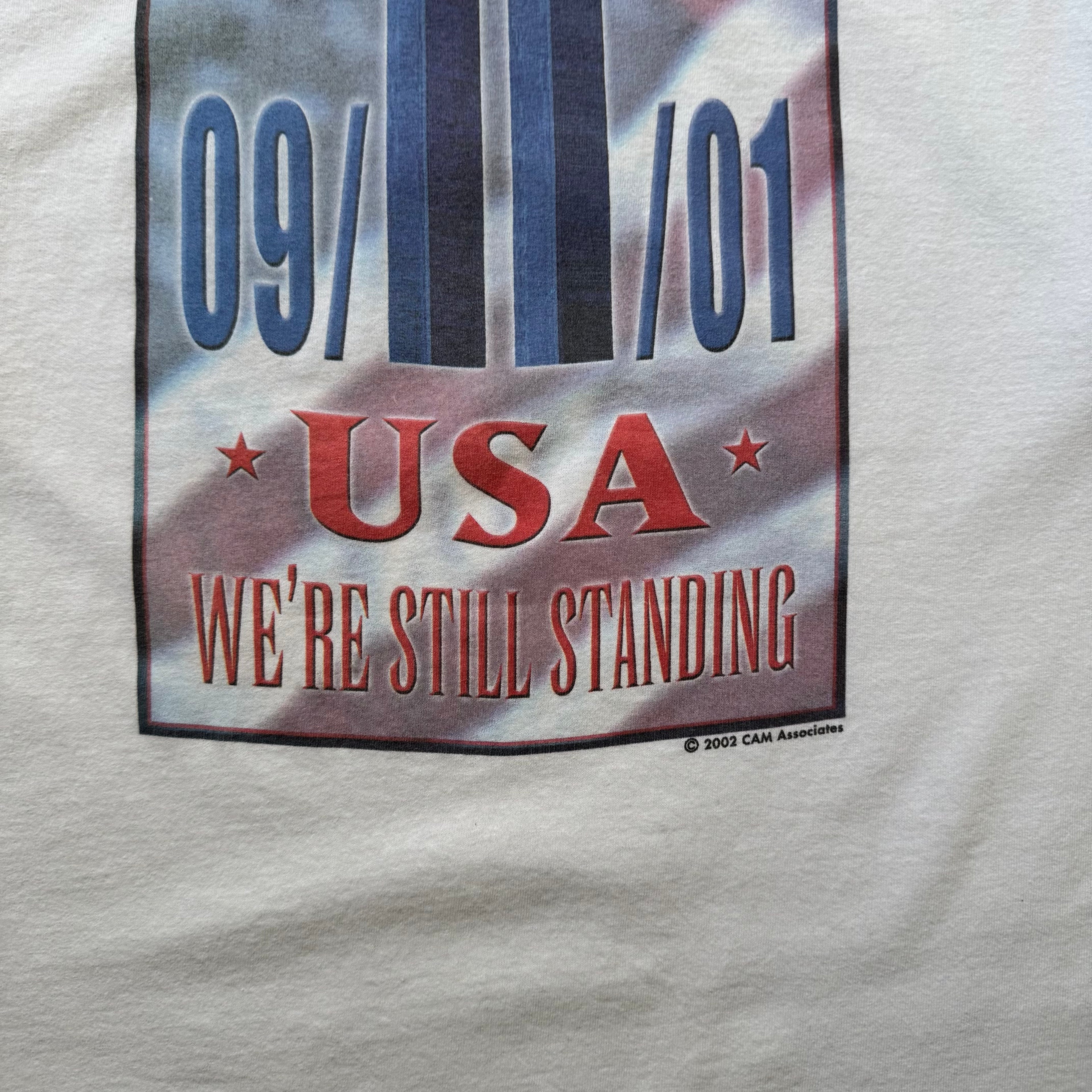 2001 9/11 twin towers tee - XL