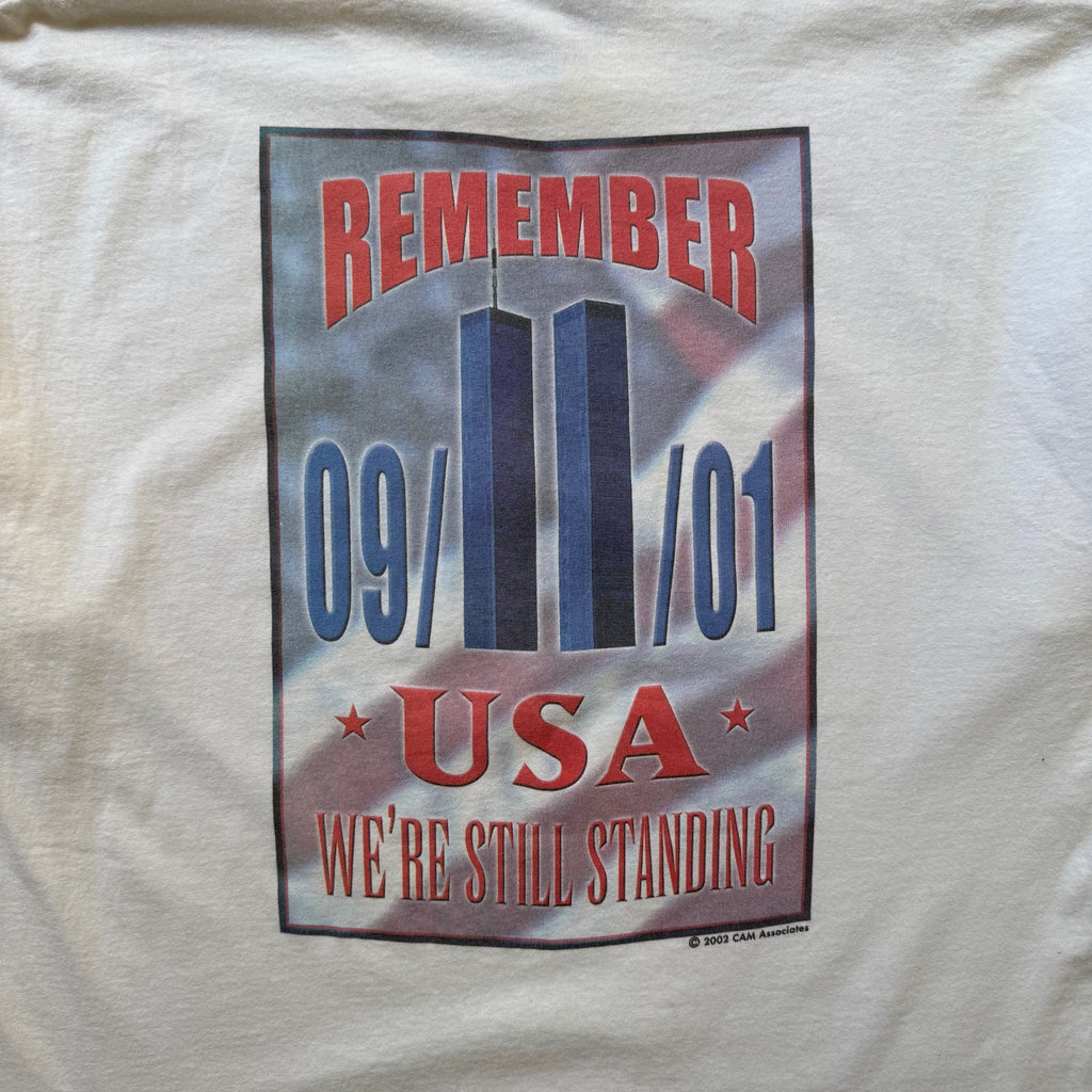 2001 9/11 twin towers tee - XL
