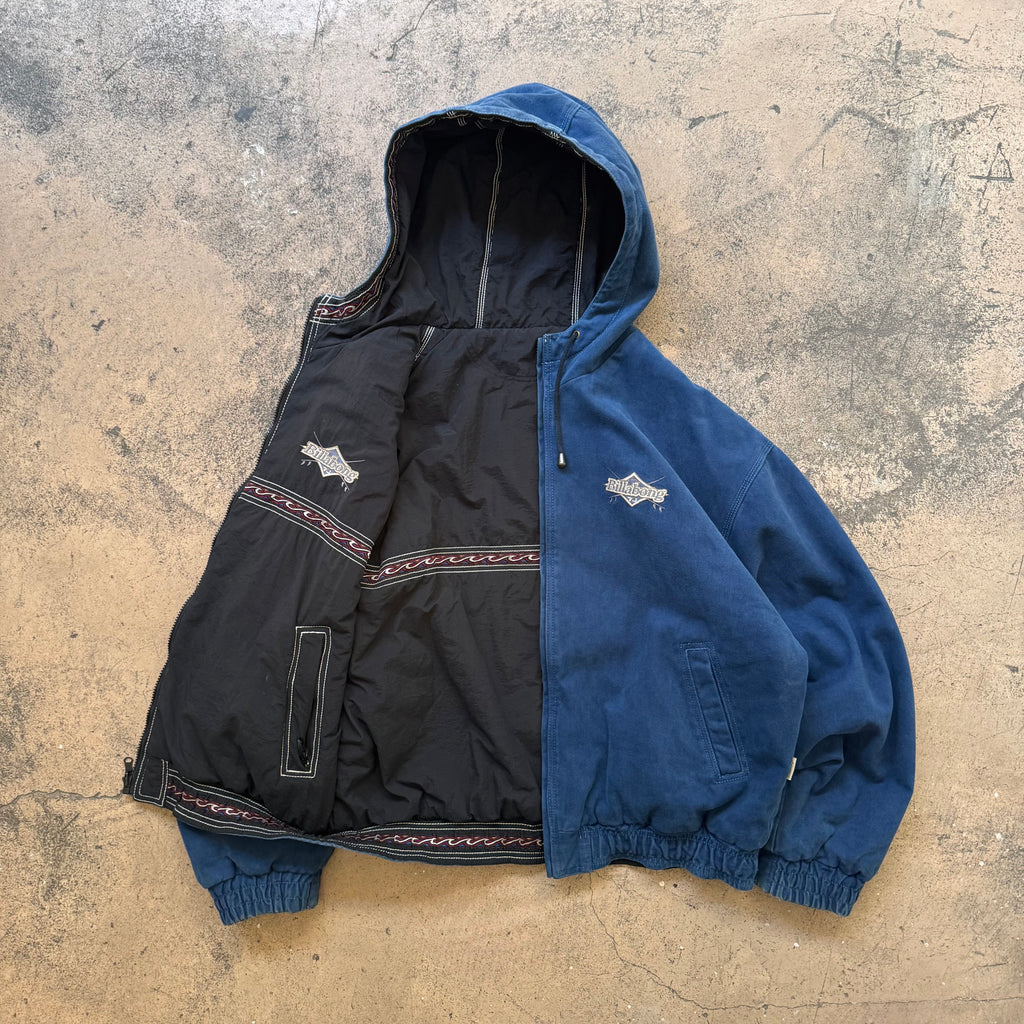 90s billabong reversible aztec jacket - Large
