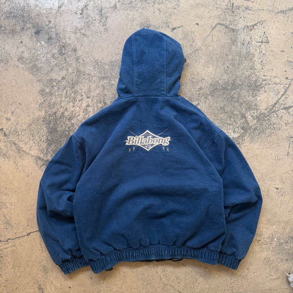 90s billabong reversible aztec jacket - Large