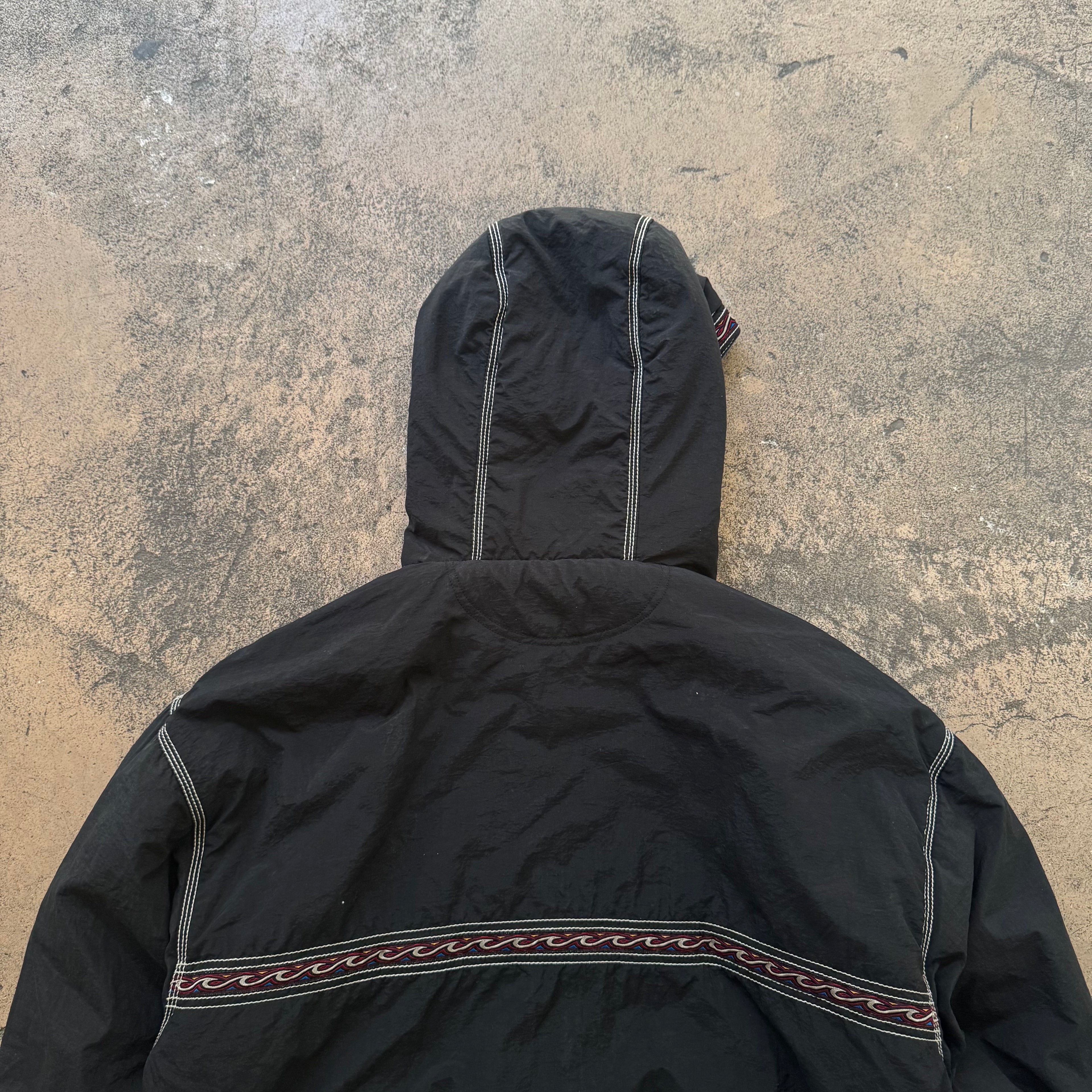 90s billabong reversible aztec jacket - Large