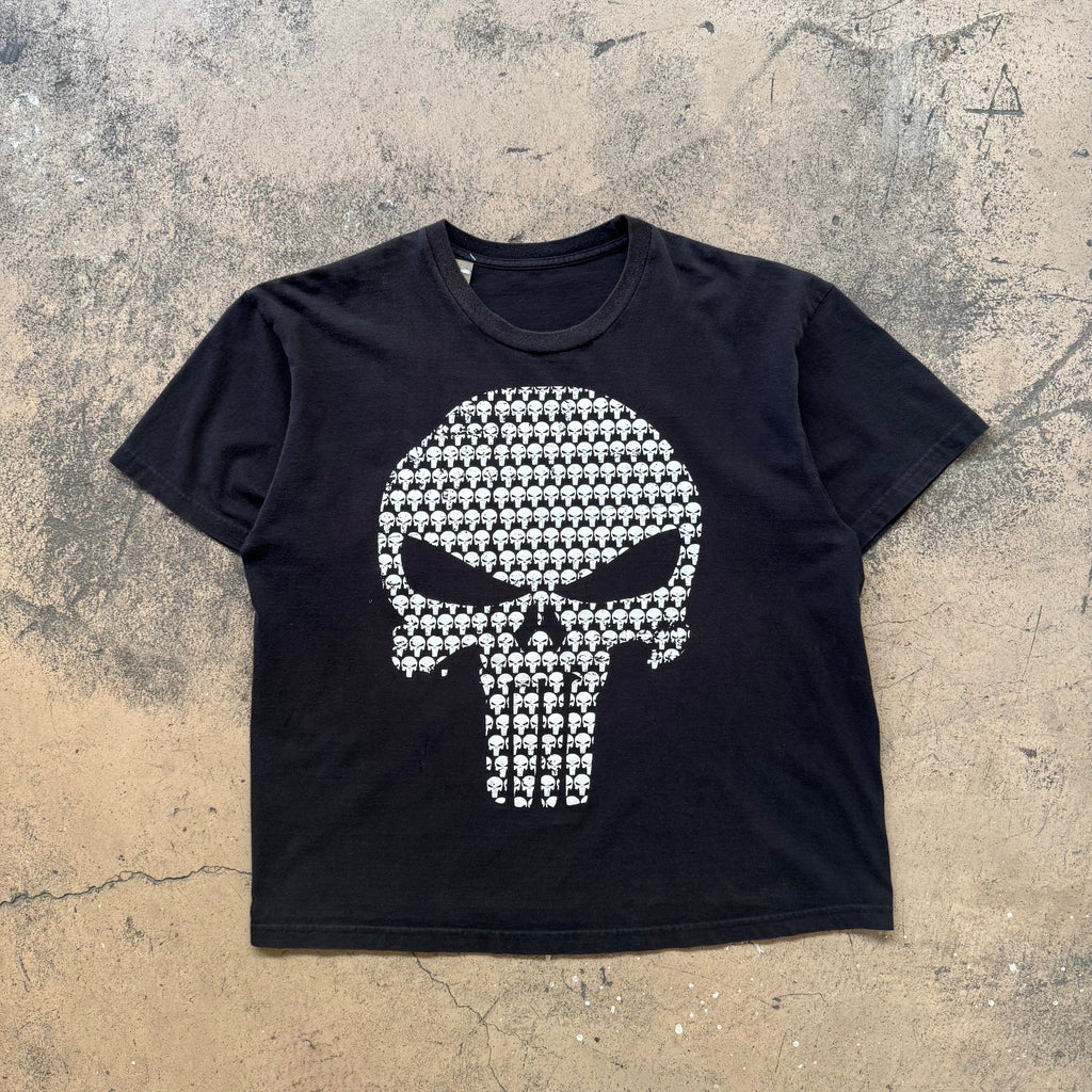00s punisher faded tee - Large
