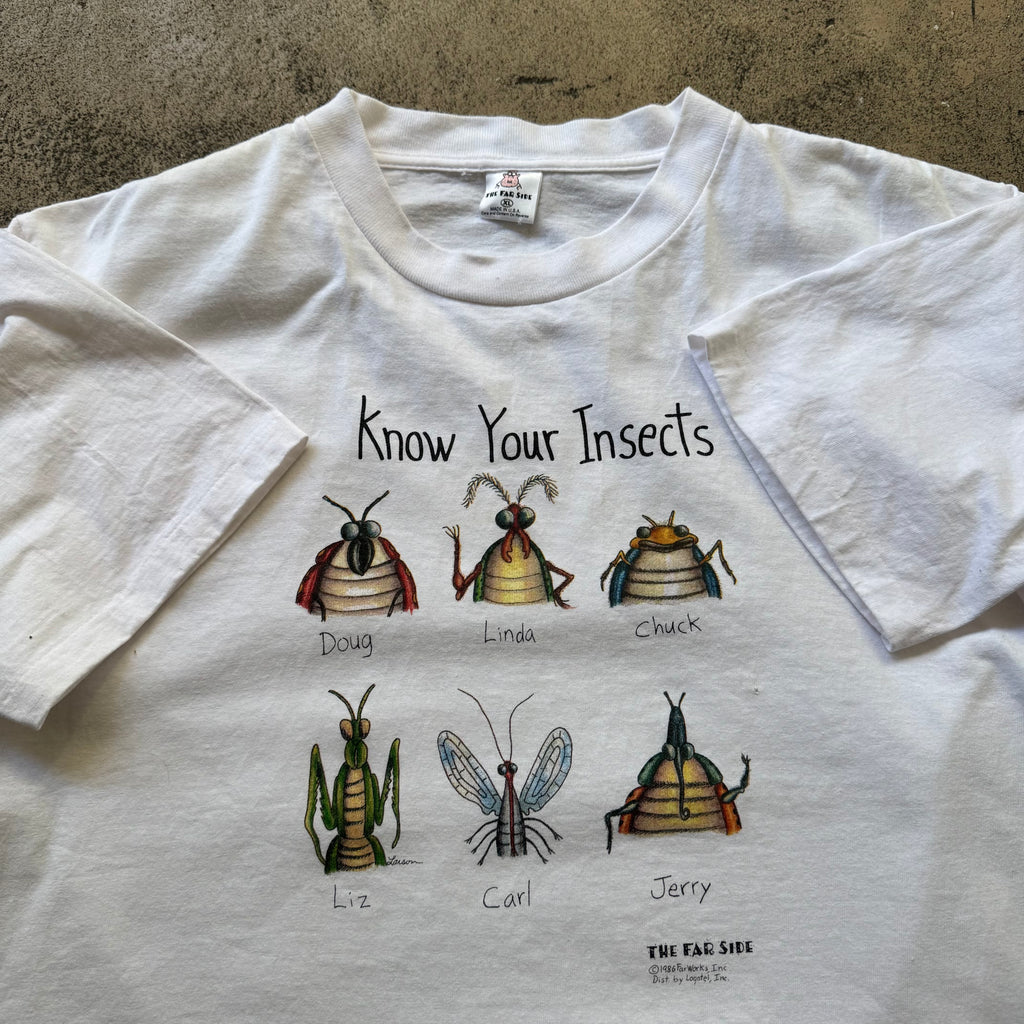 90s  ‘know your insects’ tee - XL
