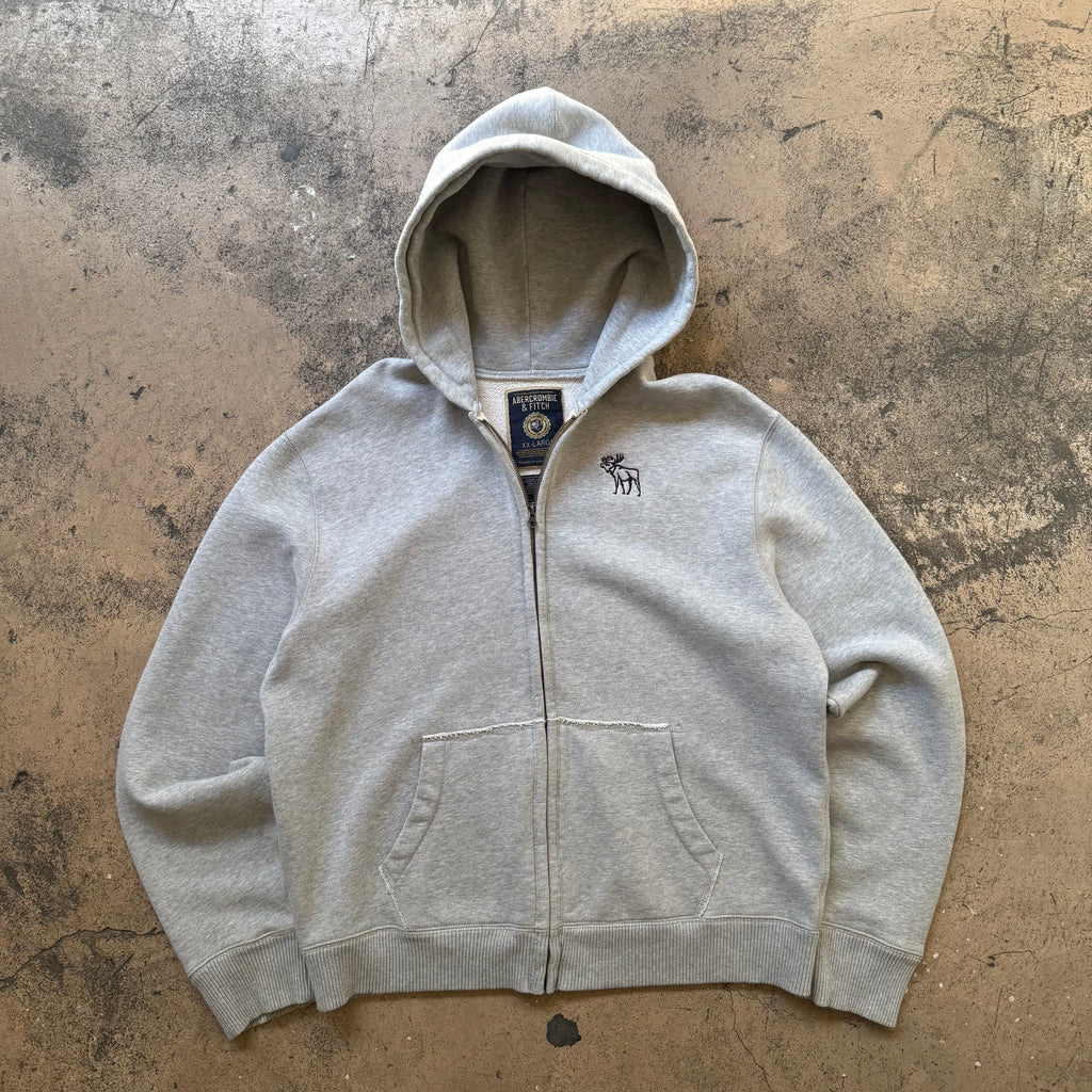00s abercrombie and fitch zip up hoodie - XL