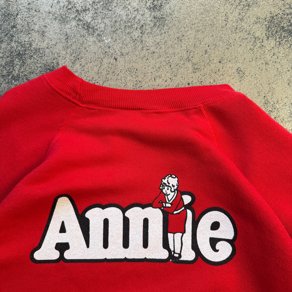 1987 annie theater promo sweatshirt - Medium