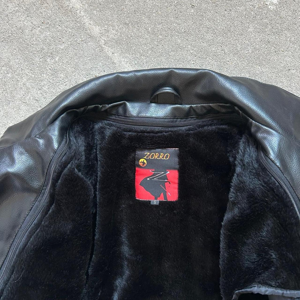 90s america mexican leather jacket - Small