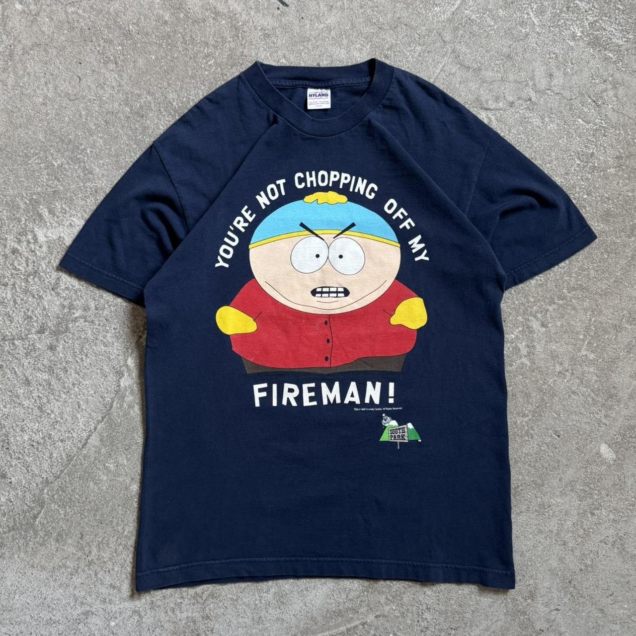 1998 south park cartman tee - L